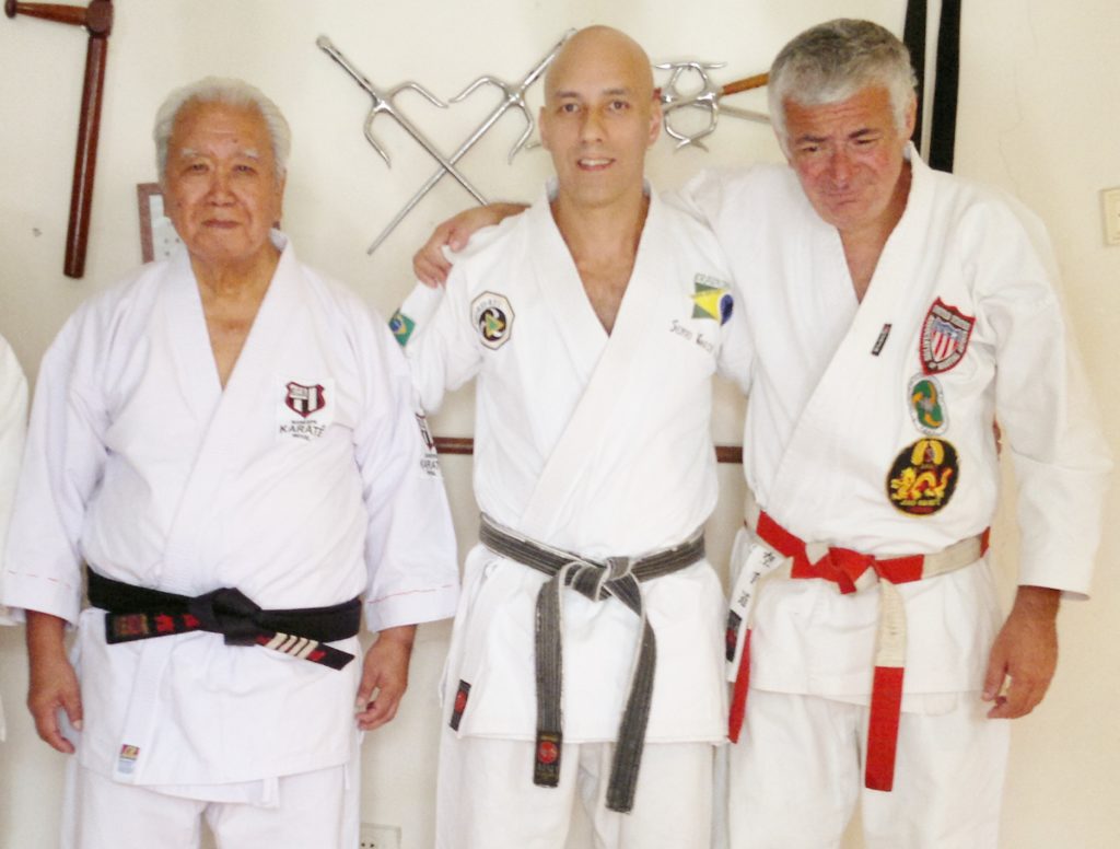 Grãos Mestres Nakaema, Péricles e Shihan Marcio Machado