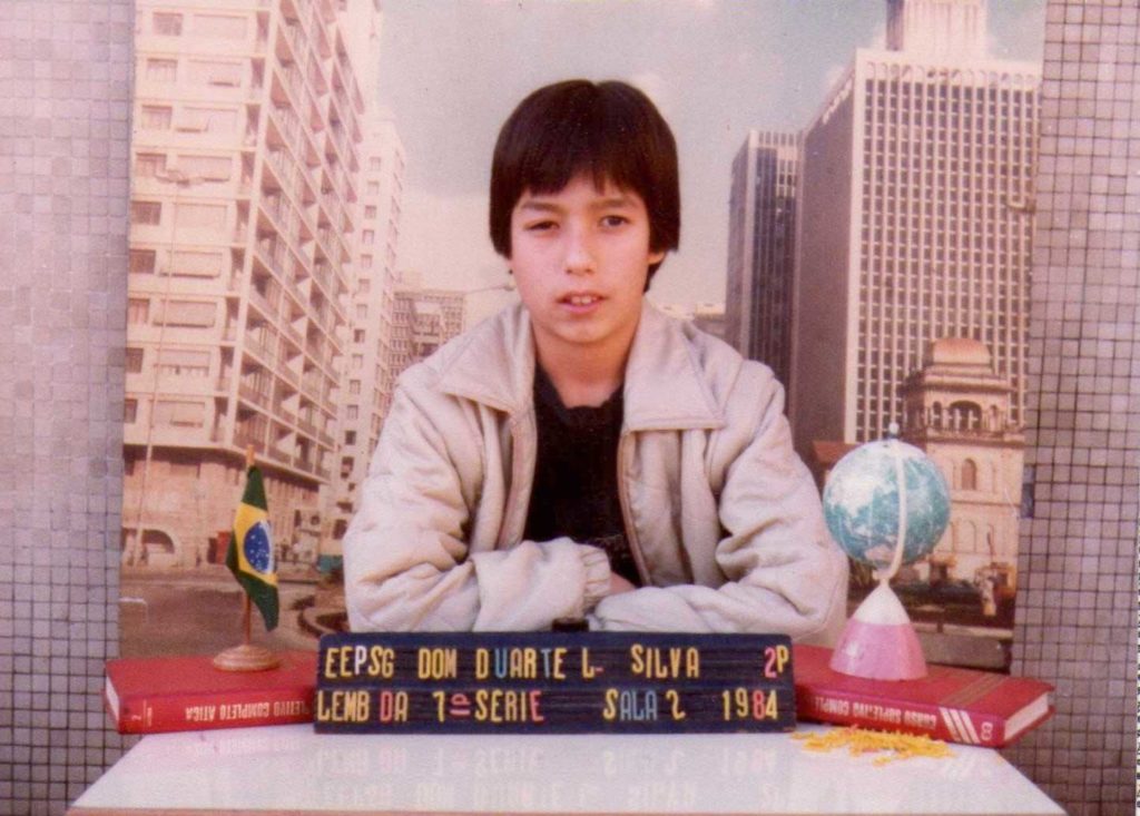 Marcio Machado na escola